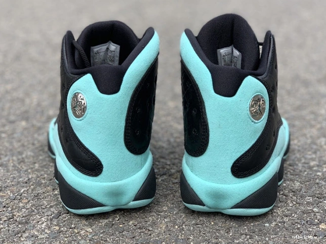 Rep TB Island 13 Black Jordan Air Retro 414571-030 Green 0717